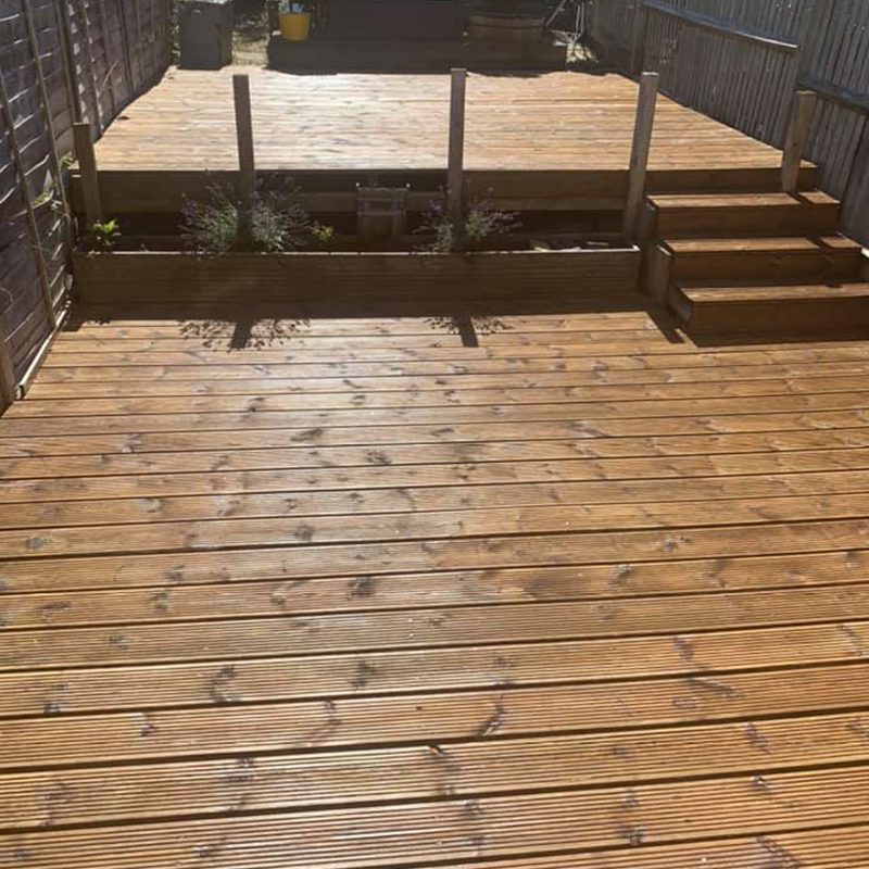 Refurbished decking Refurbished decking