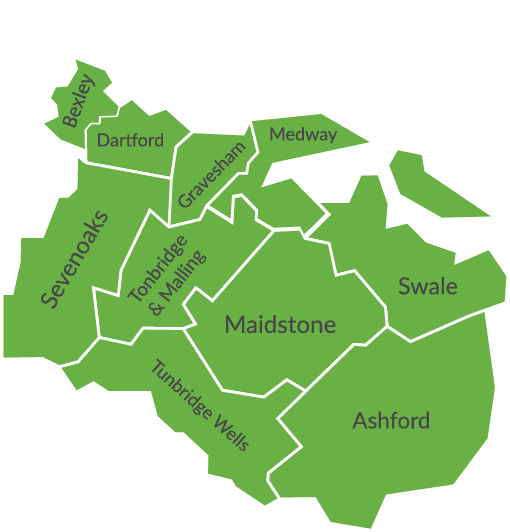 Map_Kent Covering Kent & London